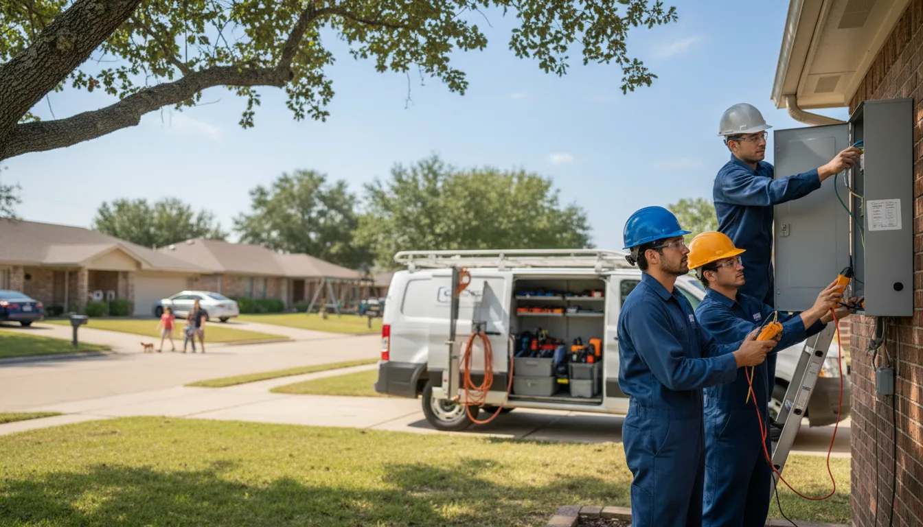 Certified electrician providing emergency electrical services in Silva, MO